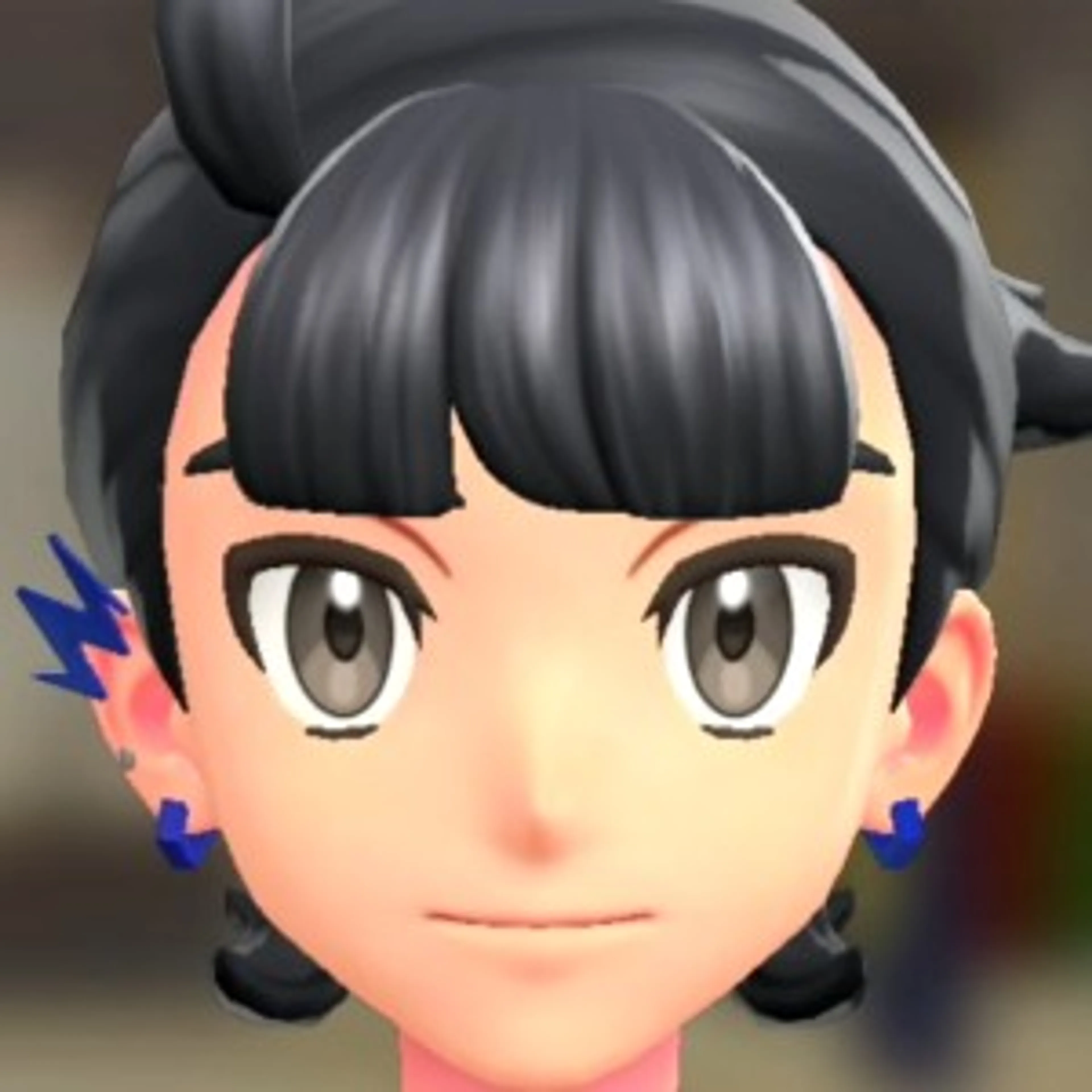 ライトニングピアス - ブルー