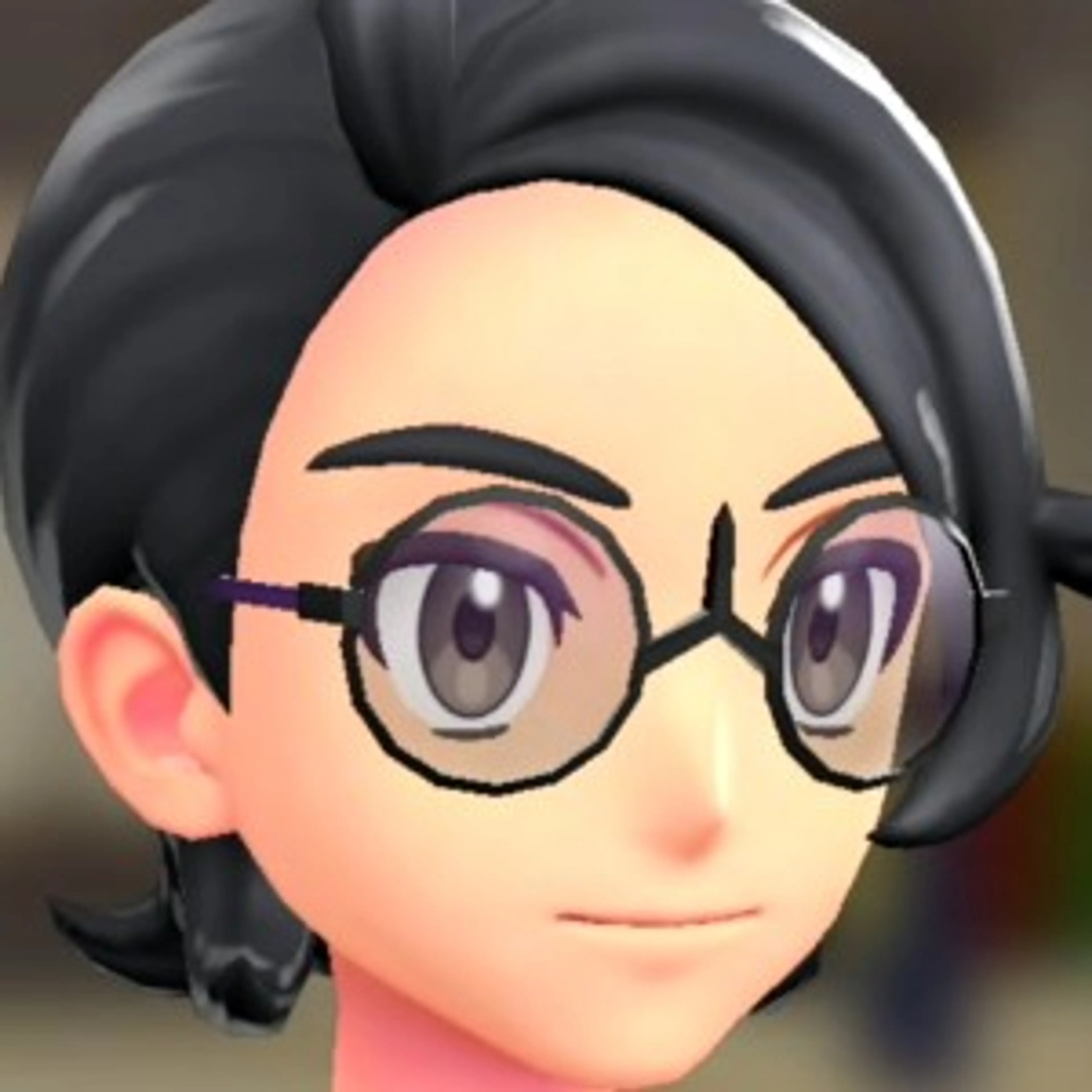 アクセントブリッジグラス - パープルレンズ