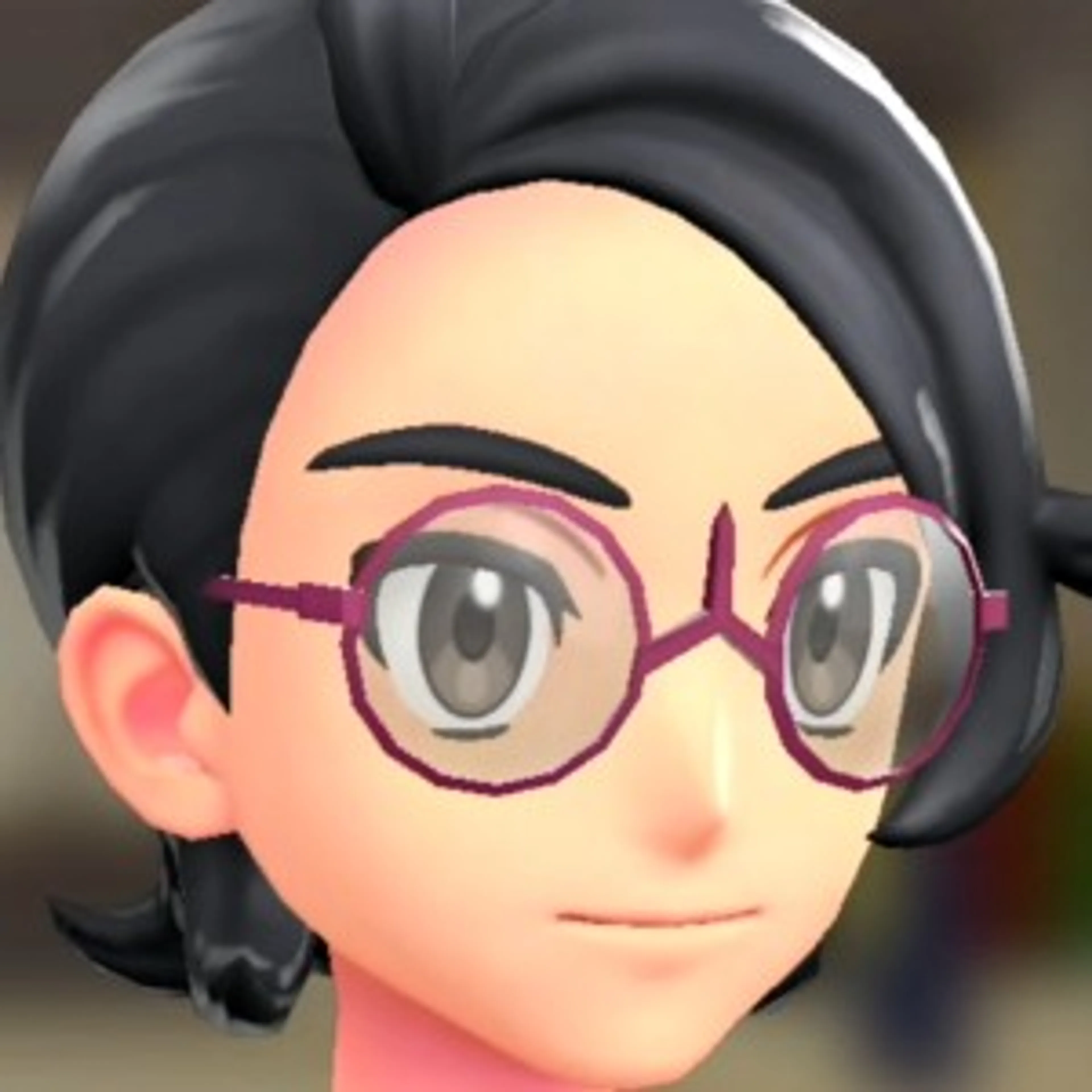 アクセントブリッジグラス - レッドフレーム