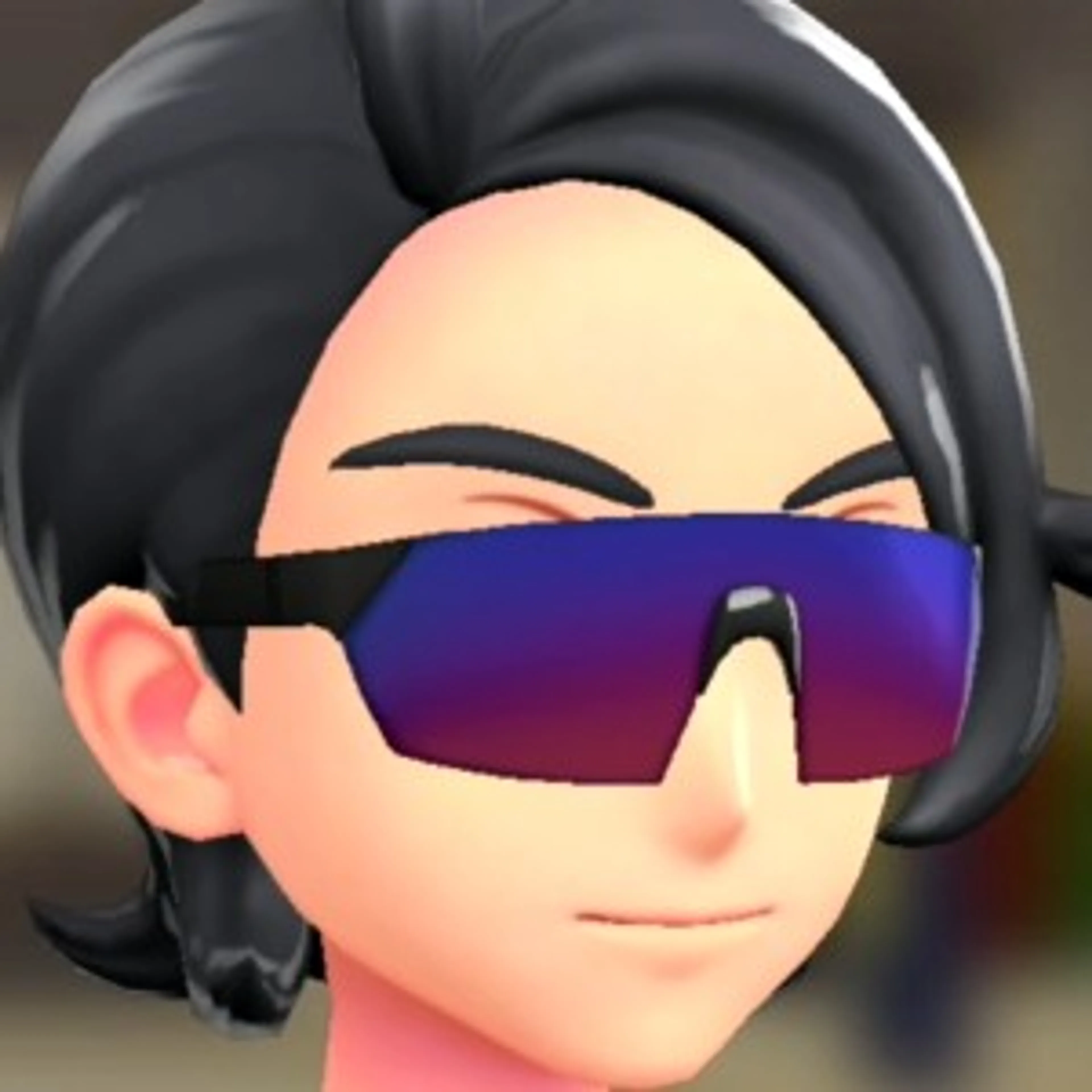 スポーツサングラス - ブルー×レッド