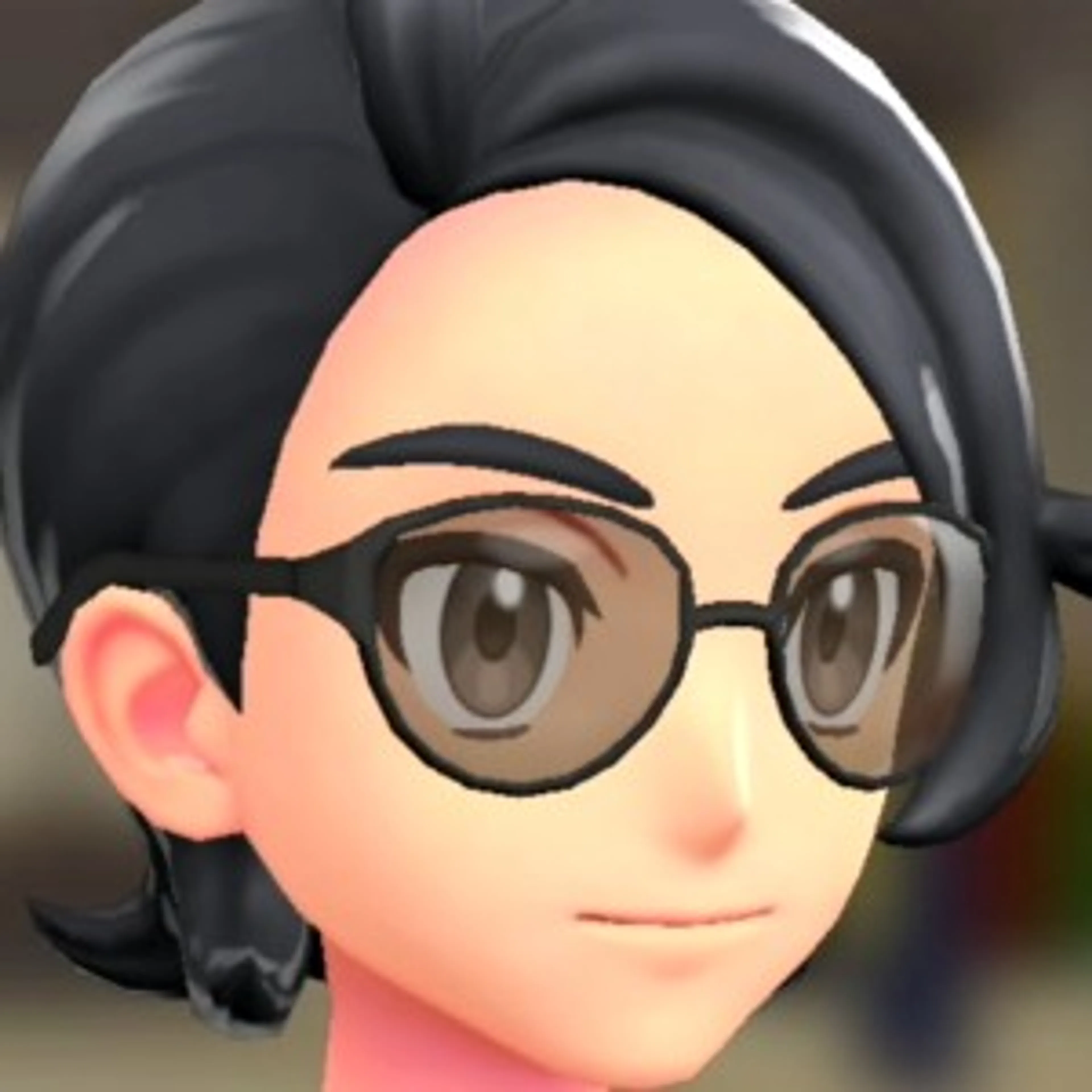 ウェリントンフレームグラス - ブラウンレンズ