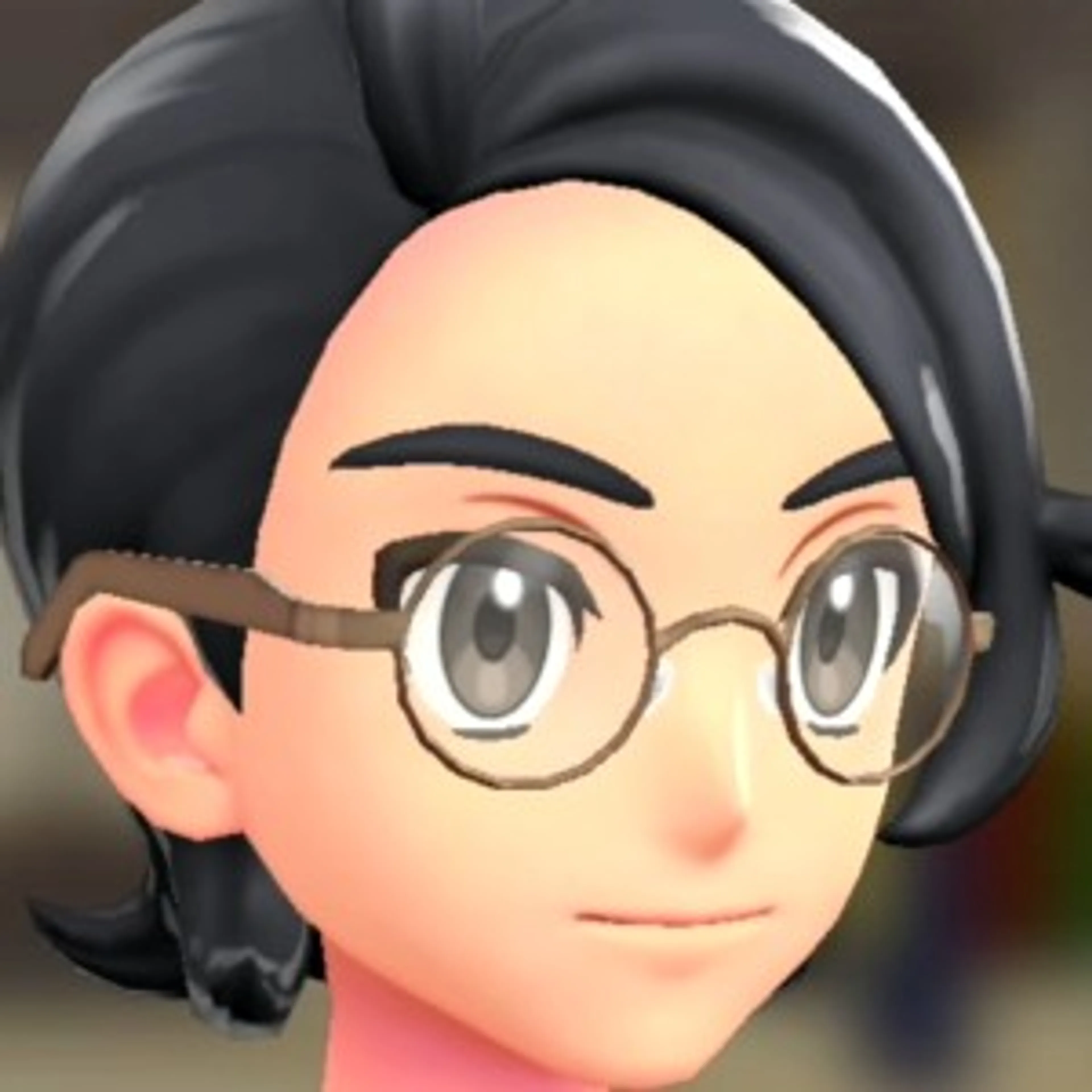 ラウンドフレームグラス - ゴールドフレーム