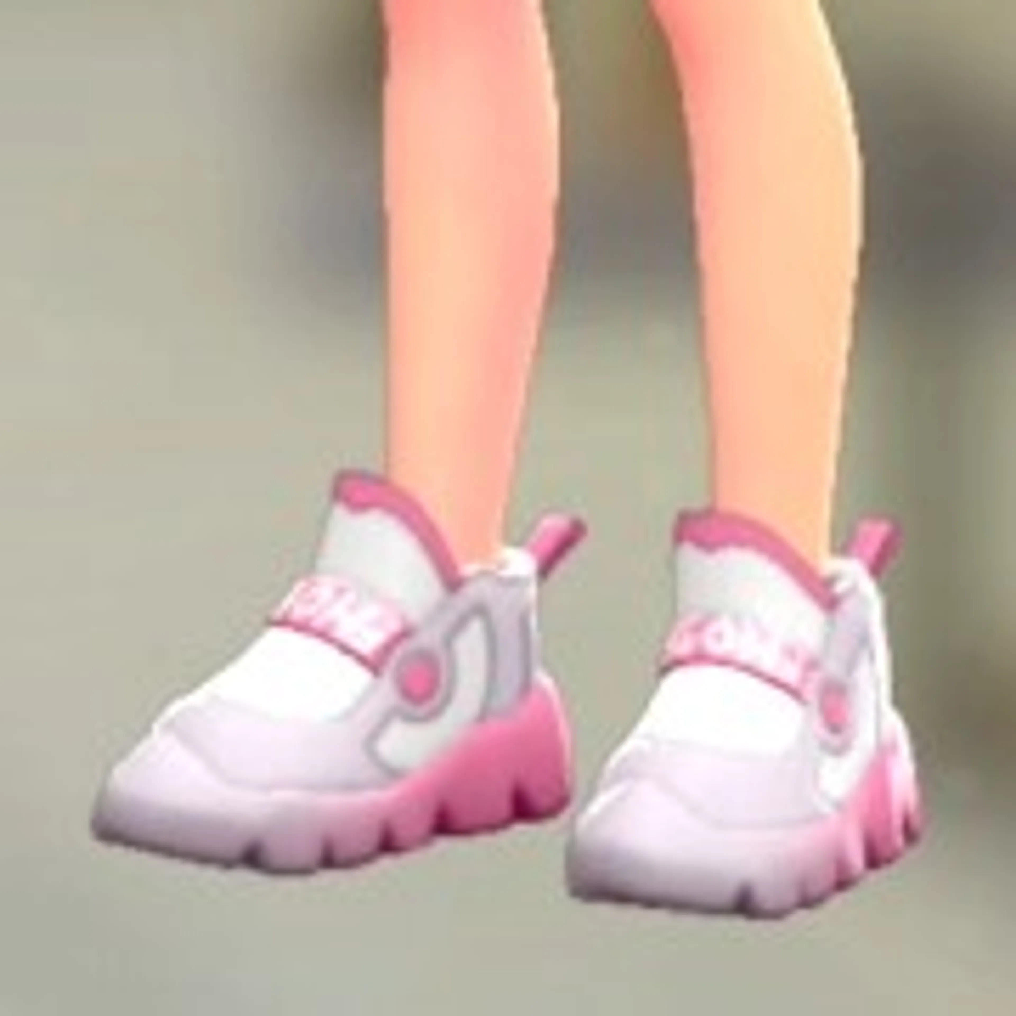 ボリュームソールスニーカー - クリアピンク