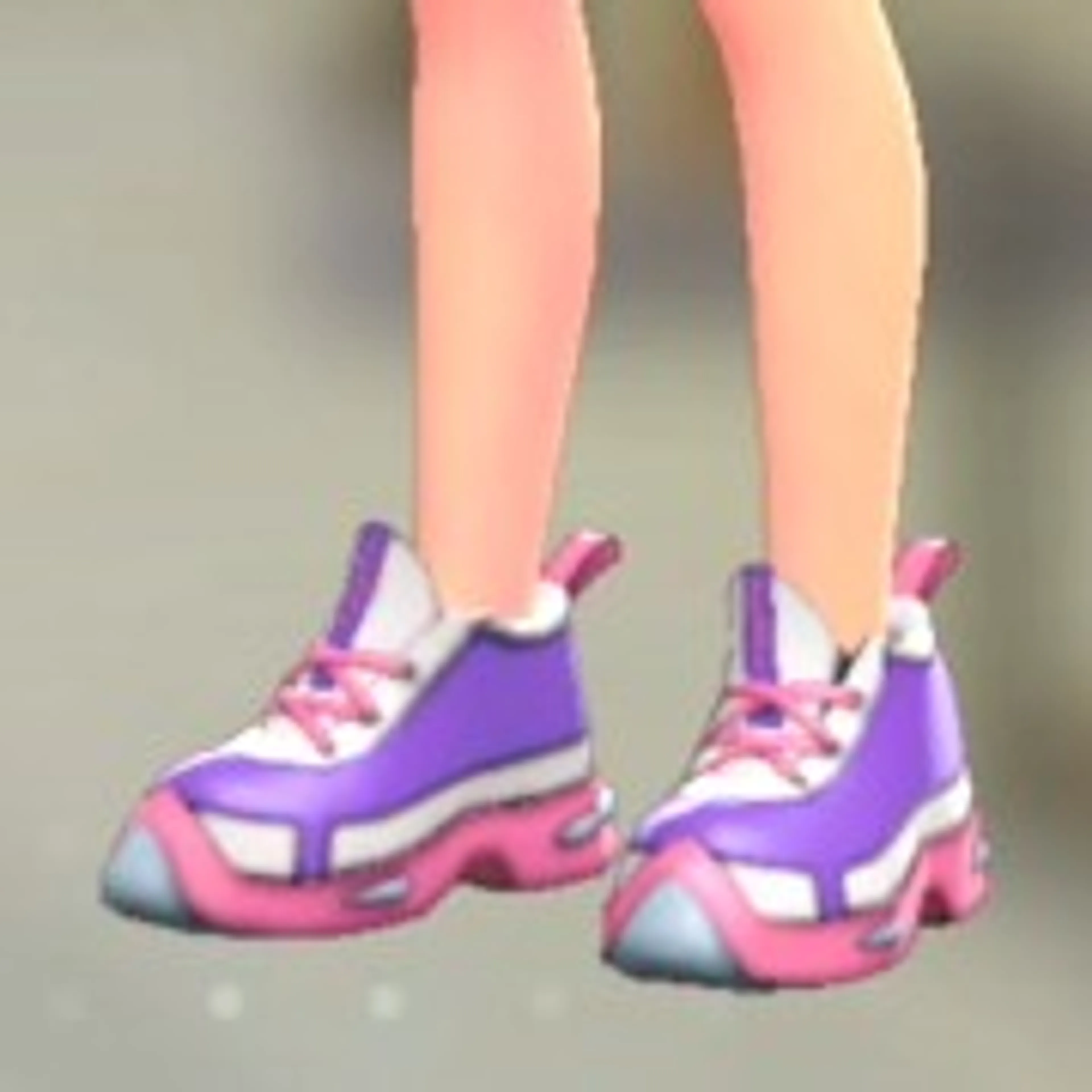 ハイテクスニーカー - パープル×ピンク