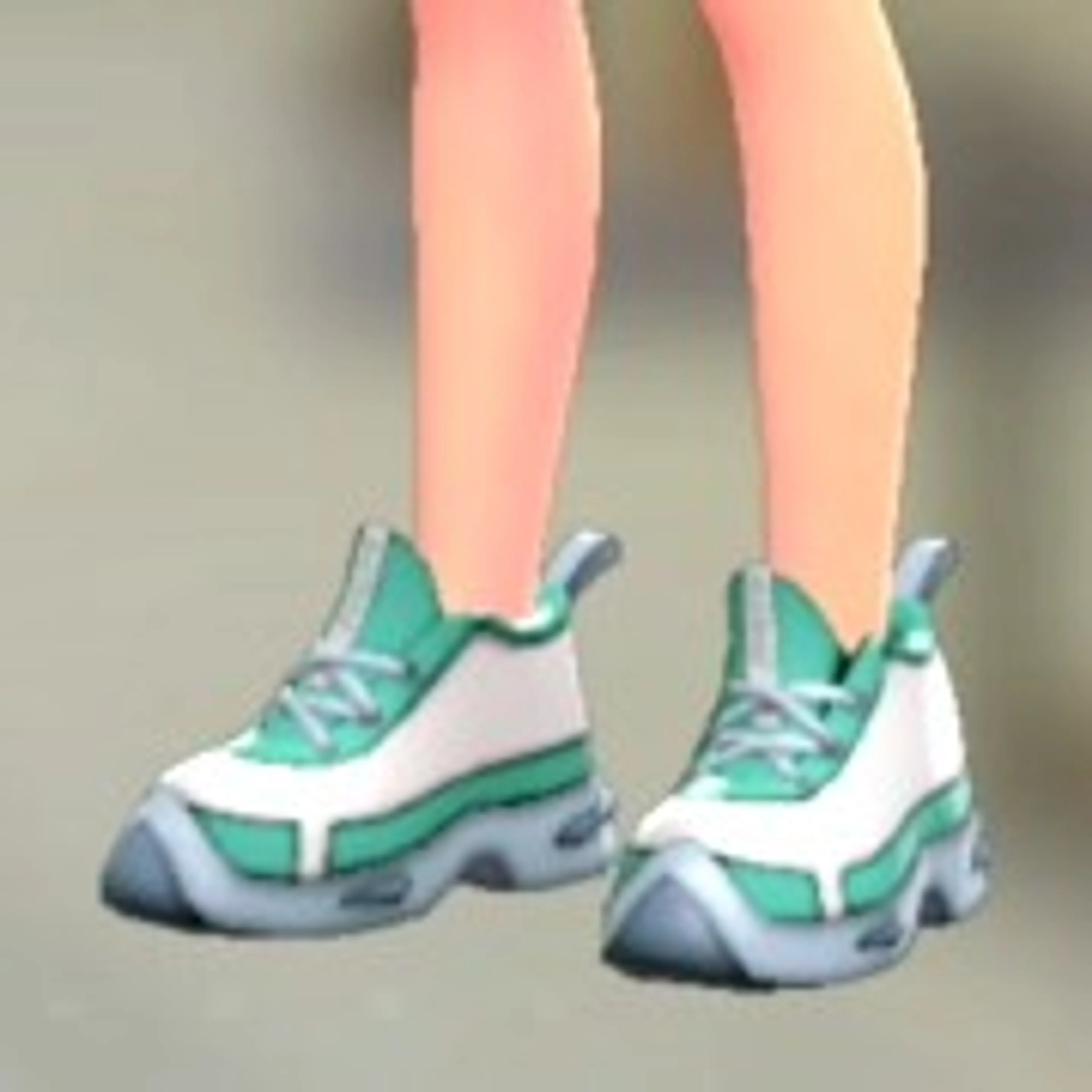 ハイテクスニーカー - グリーン×ホワイト