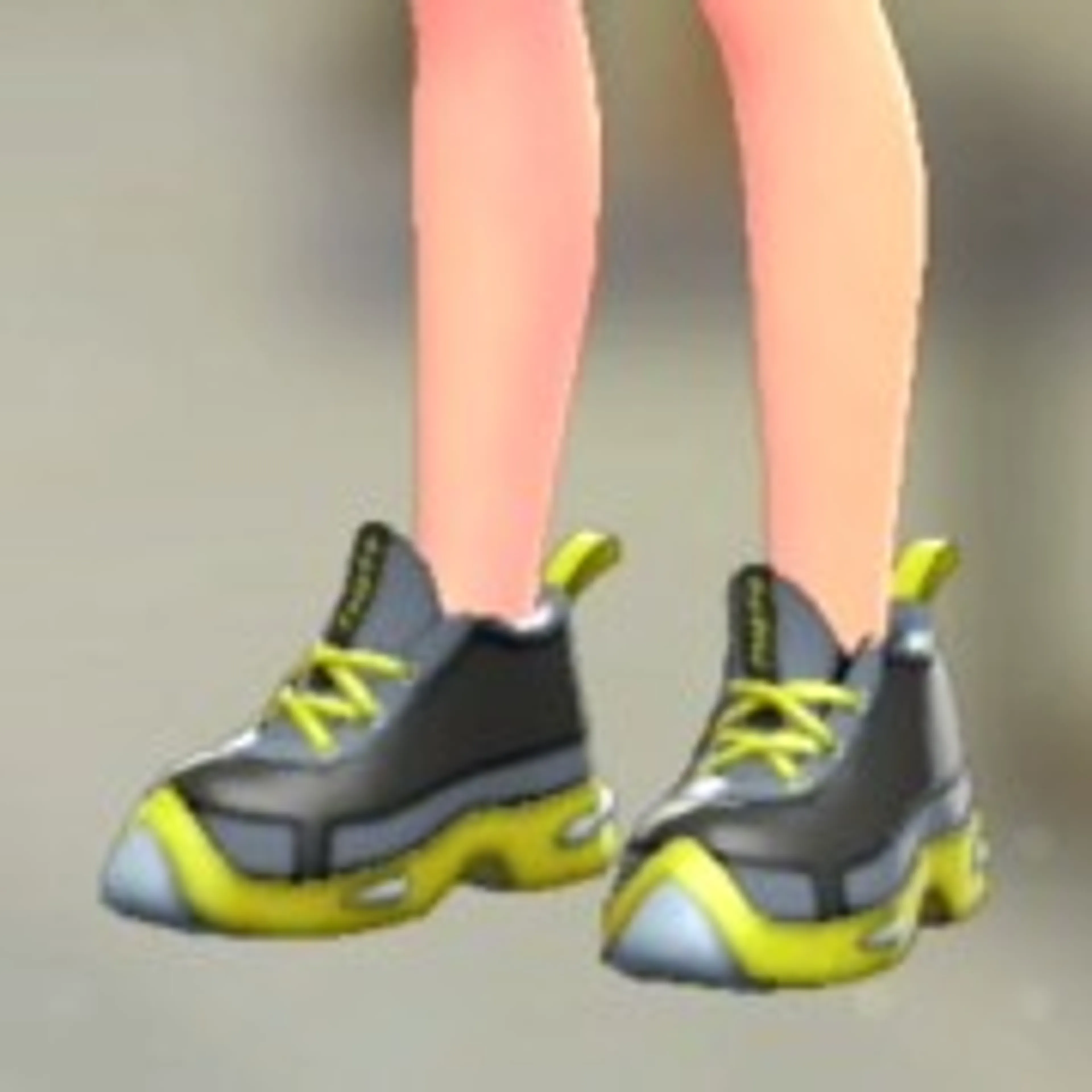 ハイテクスニーカー - ブラック×イエロー