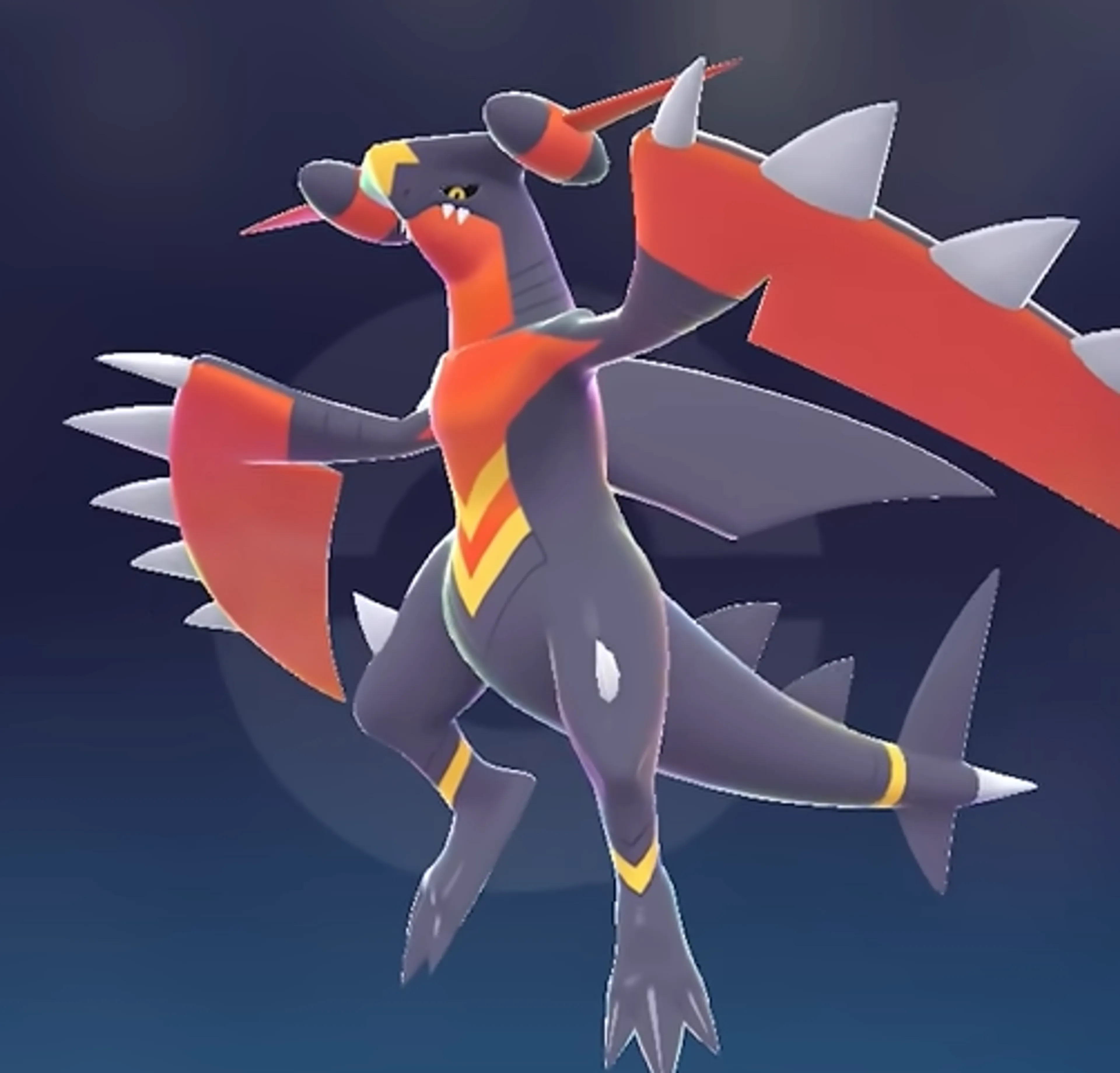ポケモンスケールワールド　メガガブリアスZ 1/20サイズ メガガブリアスZ」がDLC「M次元ラッシュ」に登場！ 爪が並ぶ巨大な翼で