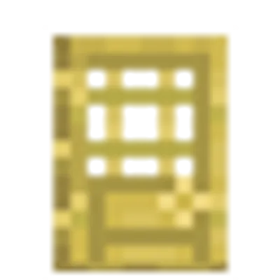 竹のドアの画像