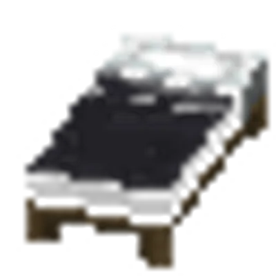 黒色のベッドの画像