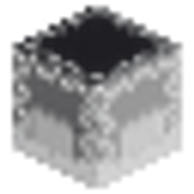 黒色のシュルカーボックスの画像