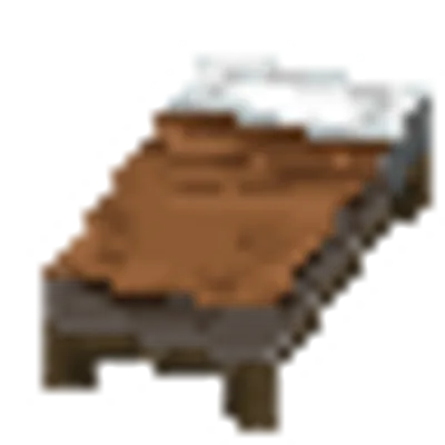 茶色のベッドの画像