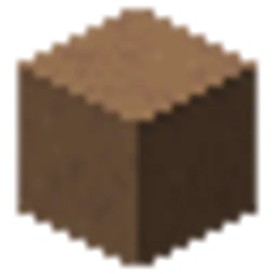 茶色のキノコブロックの画像