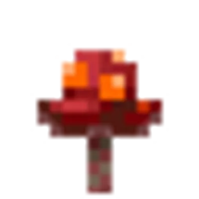 真紅のキノコの画像