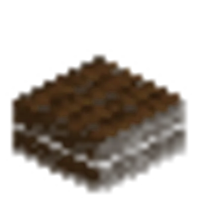ダークオークのハーフブロックの画像