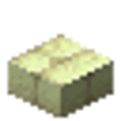 エンドストーンレンガのハーフブロックの画像