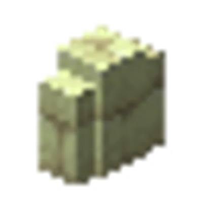 エンドストーンレンガの塀の画像