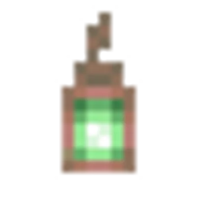 風化した銅のランタンの画像