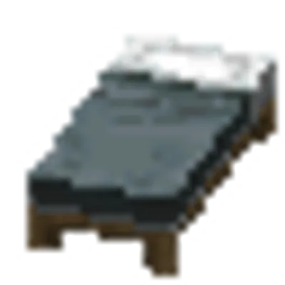 灰色のベッドの画像