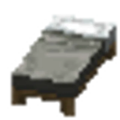 薄灰色のベッドの画像