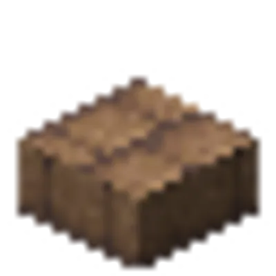 泥レンガのハーフブロックの画像