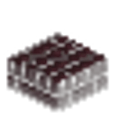 ネザーレンガのハーフブロックの画像