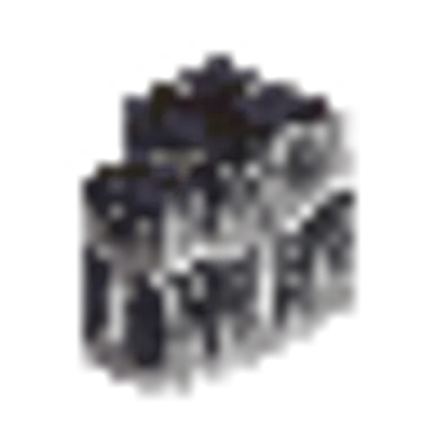 磨かれたブラックストーンレンガの塀の画像