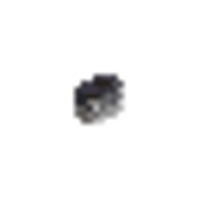 磨かれたブラックストーンのボタンの画像