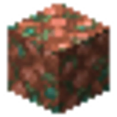 銅の原石ブロックの画像