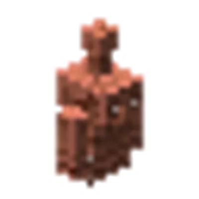 錆止めされたカッパーゴーレムの像の画像