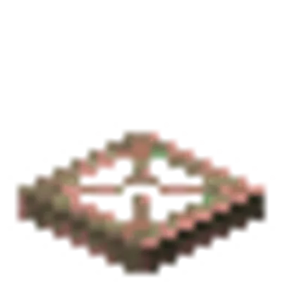 錆止めされた風化した銅のトラップドアの画像