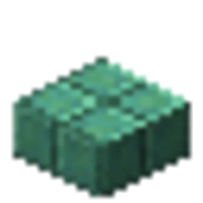 錆止めされた酸化した切り込み入りの銅のハーフブロックの画像
