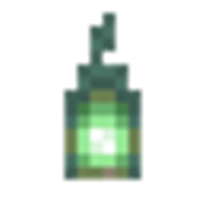 錆止めされた錆びた銅のランタンの画像