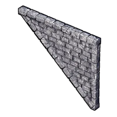 石の三角壁(反転)の画像