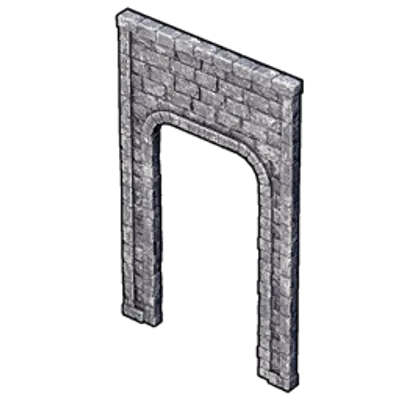 石のパル用通路口の画像