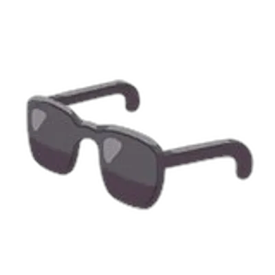 くろいメガネの画像