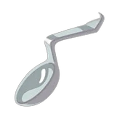 まがったスプーンの画像