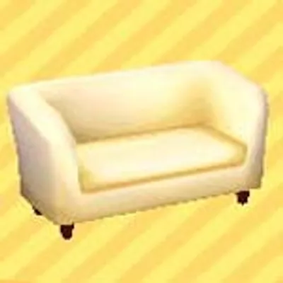 しろいソファの画像