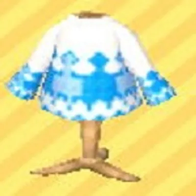 すずしげなニットの画像