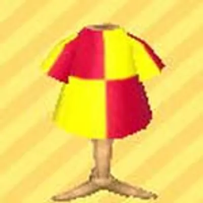 めだつチェッカーのふくの画像