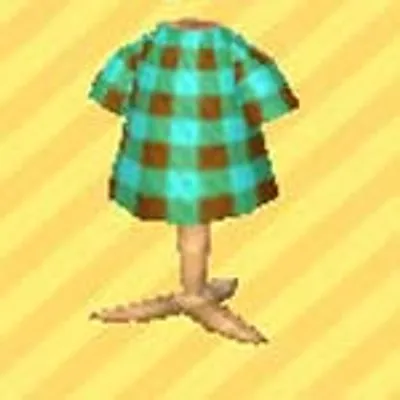 ミントギンガムなふくの画像