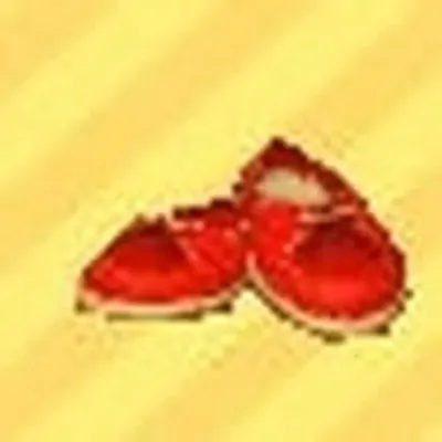 あかいデッキシューズの画像