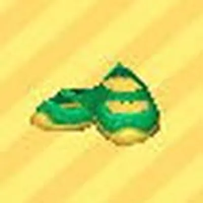 みどりのベルトシューズの画像