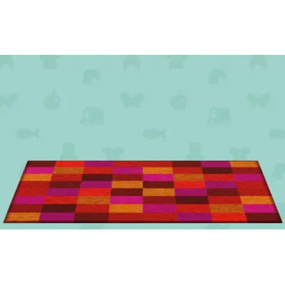ブロックのラグの画像