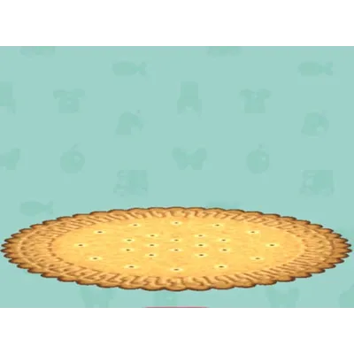 ビスケットのラグの画像