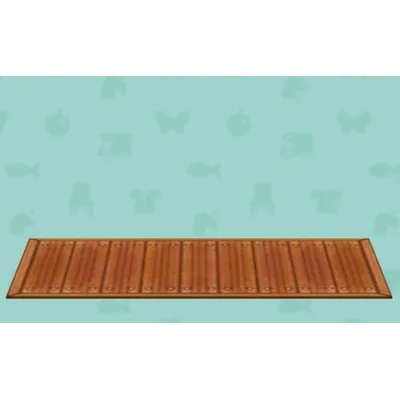 ウッドデッキのラグの画像
