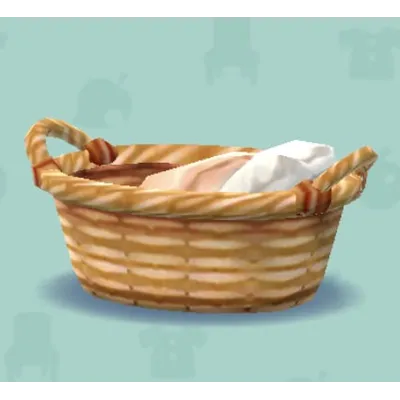 タオルのバスケットの画像