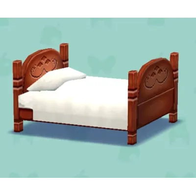 シックなベッドの画像