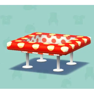 みずたまなテーブルの画像
