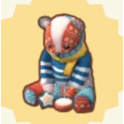 おおきなパッチワークベアの画像
