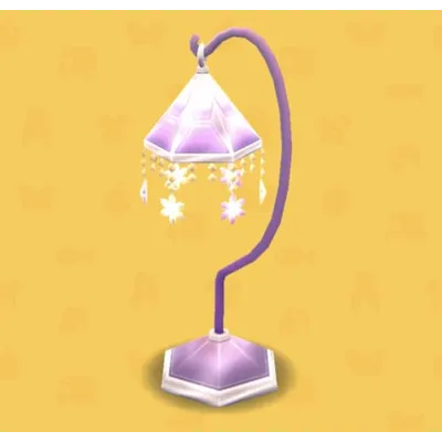 ピンククリスタルなランプの画像
